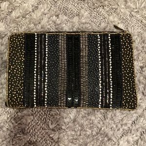 Beaded and sequined purse/clutch